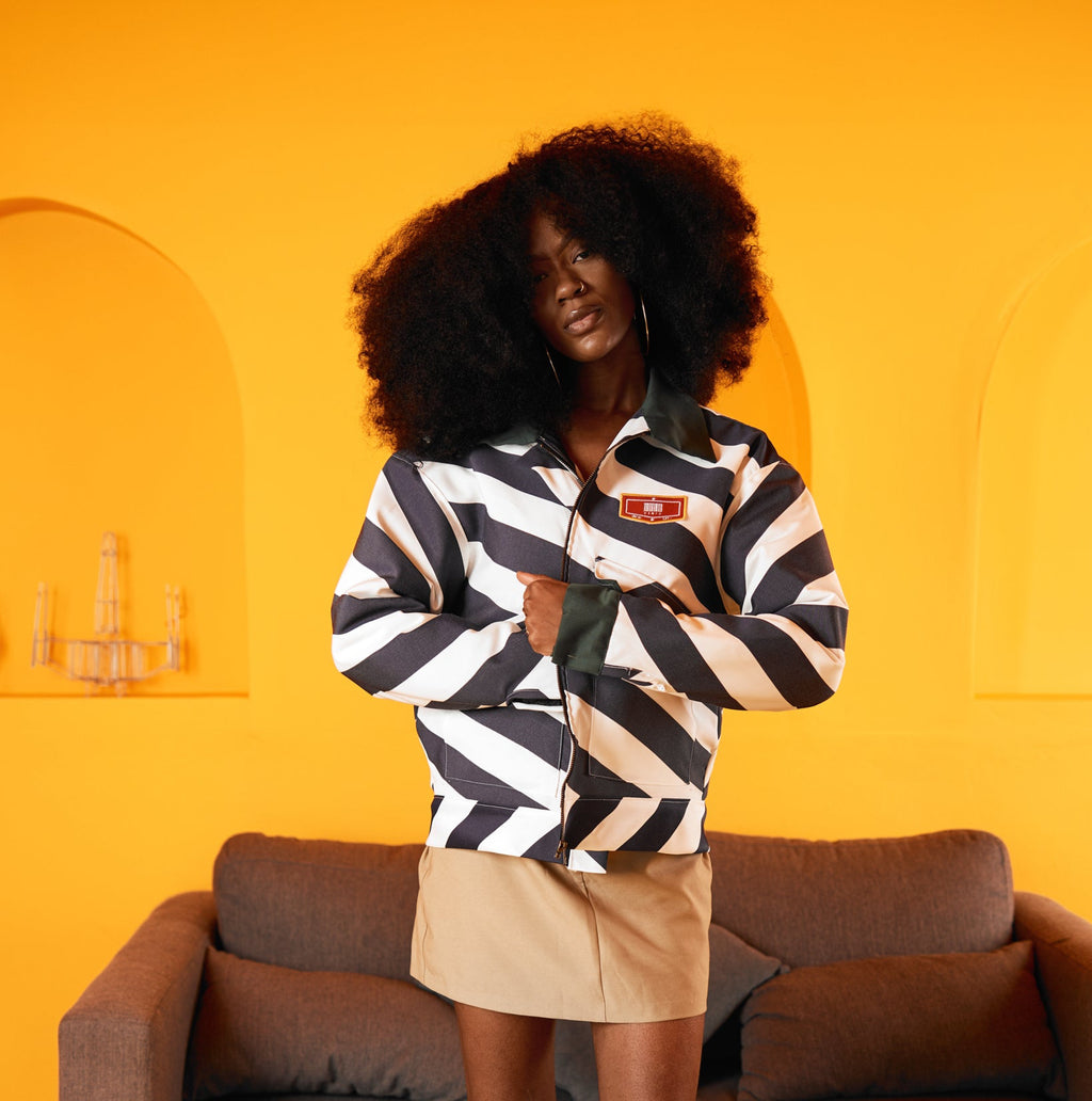 Unisex jacket stripe